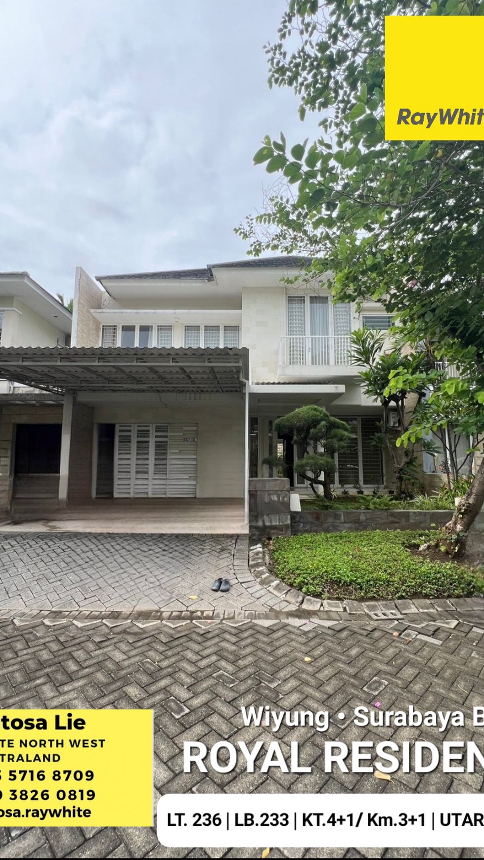 Dijual Rumah Royal Residence Wiyung Surabaya BONUS SEMI Furnished Modern Mewah SHM