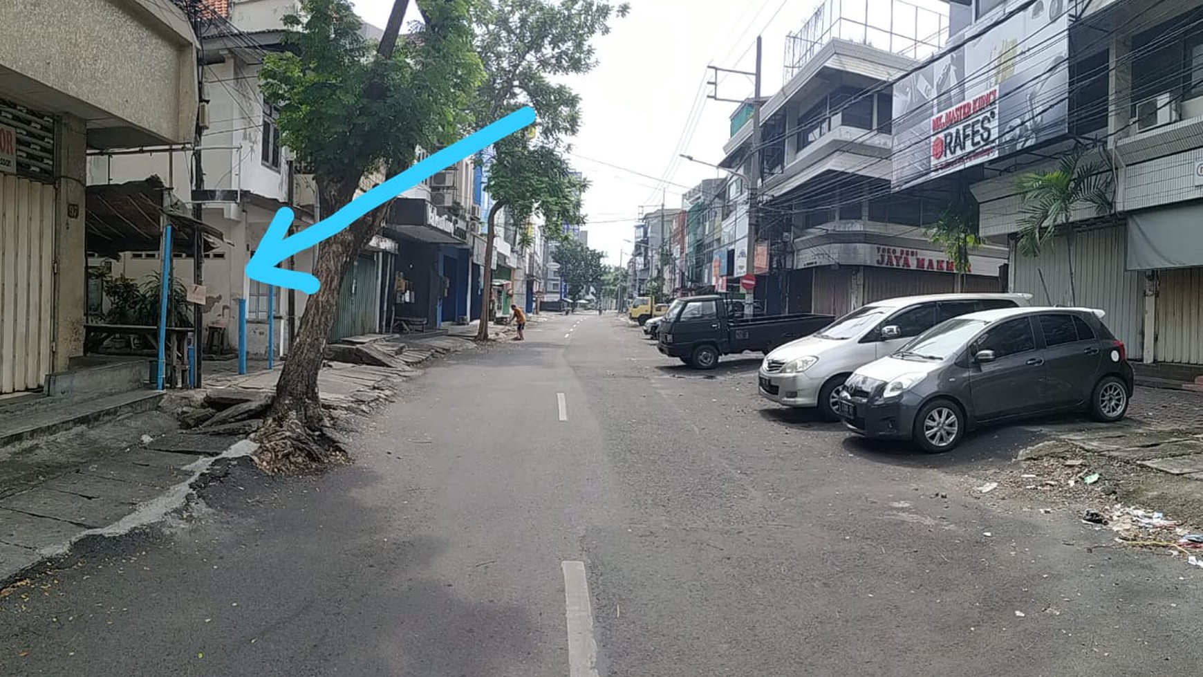 Dijual cepat toko/gudang hitung tanah Jl. Baliwerti Surabaya