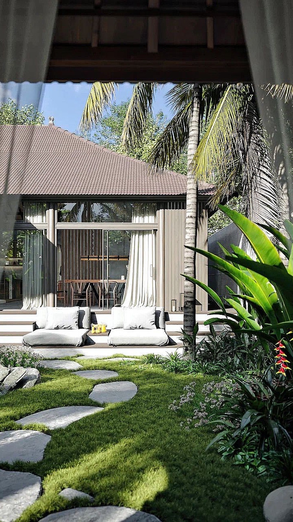 For sale leasehold - Brand new villa 4 bedrooms for lease 30 years near GWK (Garuda Wisnu Kencana) statue 