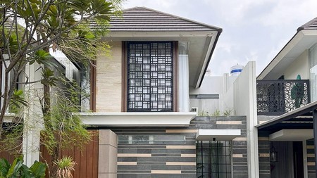 Dijual Rumah Prambanan Residence - Kertabumi -Surabaya Barat -  SEMI Furnish Modern Mewah dekat Pakuwon Mall, PTC, Supermall