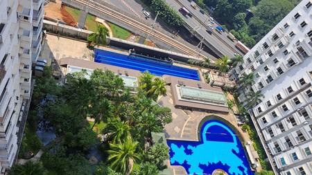 Apartemen 2 Bedroom Cilandak, Jakarta Selatan View Swimming Pool, Strategis Dekat MRT Lebak Bulus.