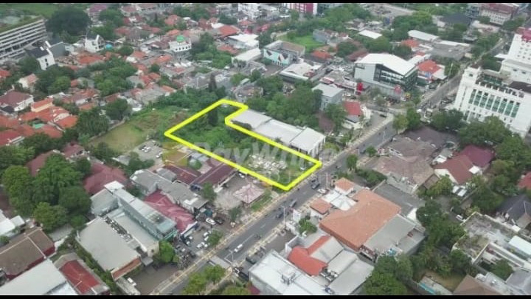 Tanah Komersial di Kemang Raya, Jakarta Selatan (dekat McD Kemang) 3145m2