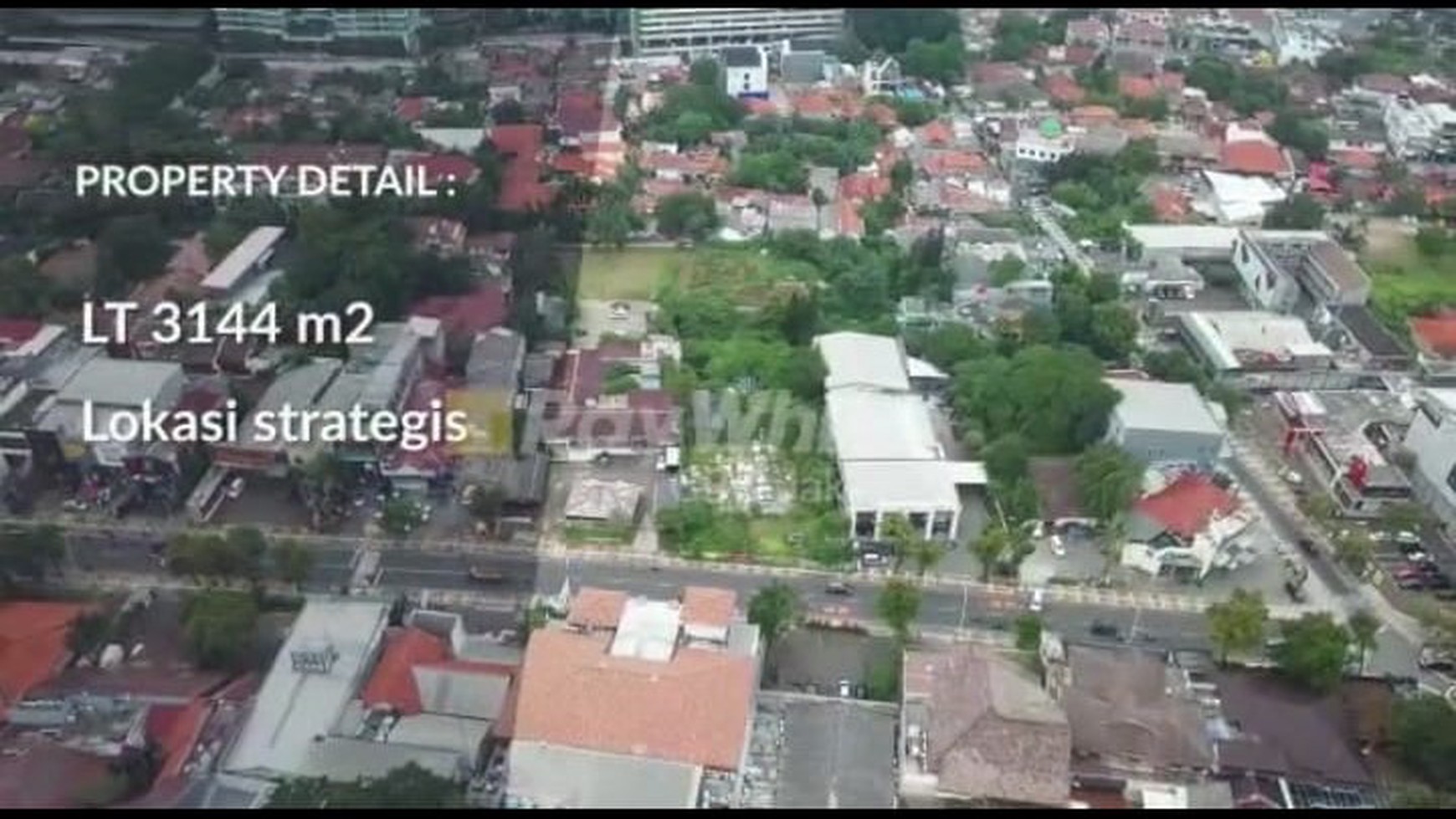 Tanah Komersial di Kemang Raya, Jakarta Selatan (dekat McD Kemang) 3145m2