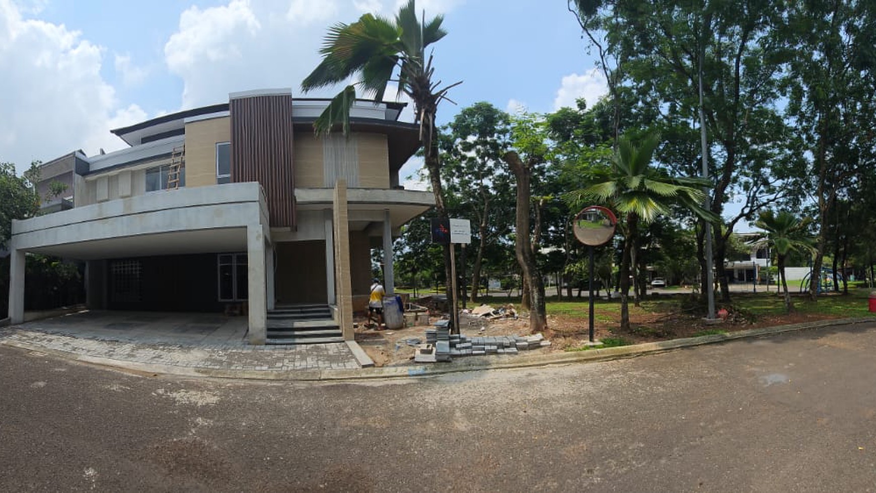 Rumah mewah bangun mandiri di central BSD 