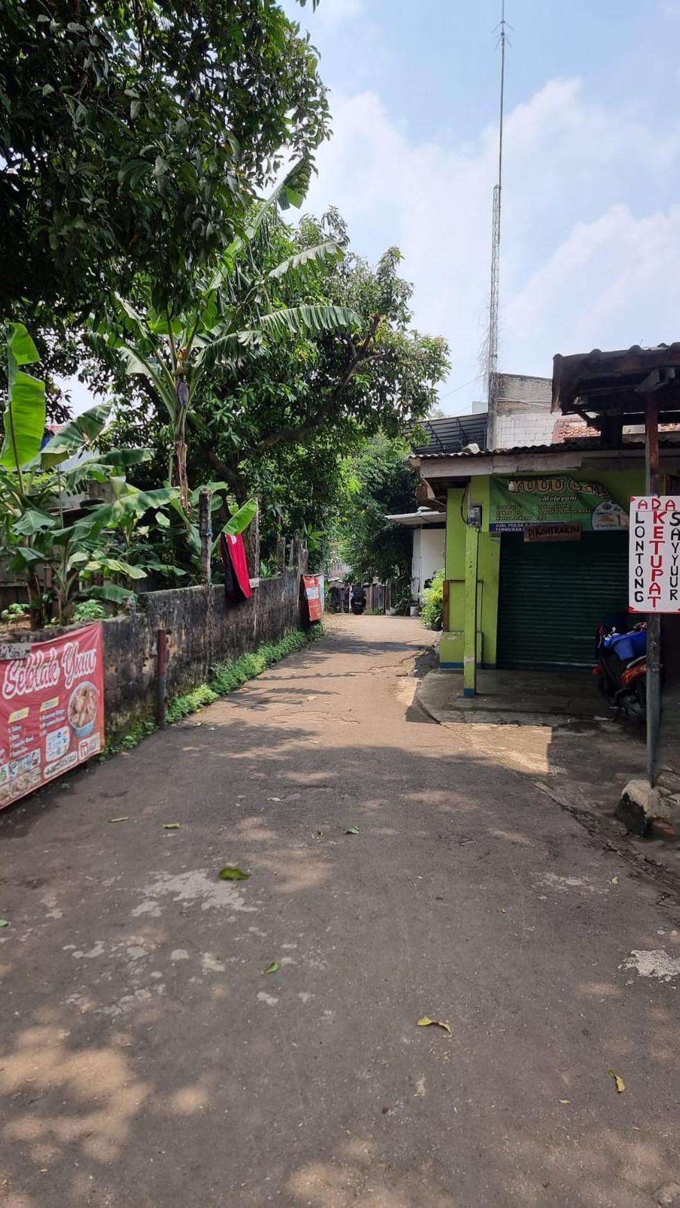 Ruang Usaha Hitung Tanah Lokasi Strategis Pinggir Jalan Raya @Serua Indah