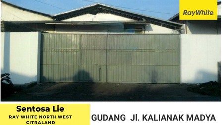 Dijual 1050 m2 Gudang Kalianak Madya - Surabaya - Strategis Lokasi