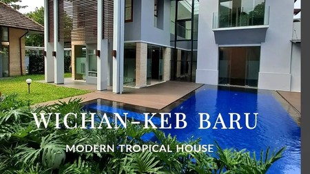 Modern Tropical House Lokasi Elit Kebayoran Baru