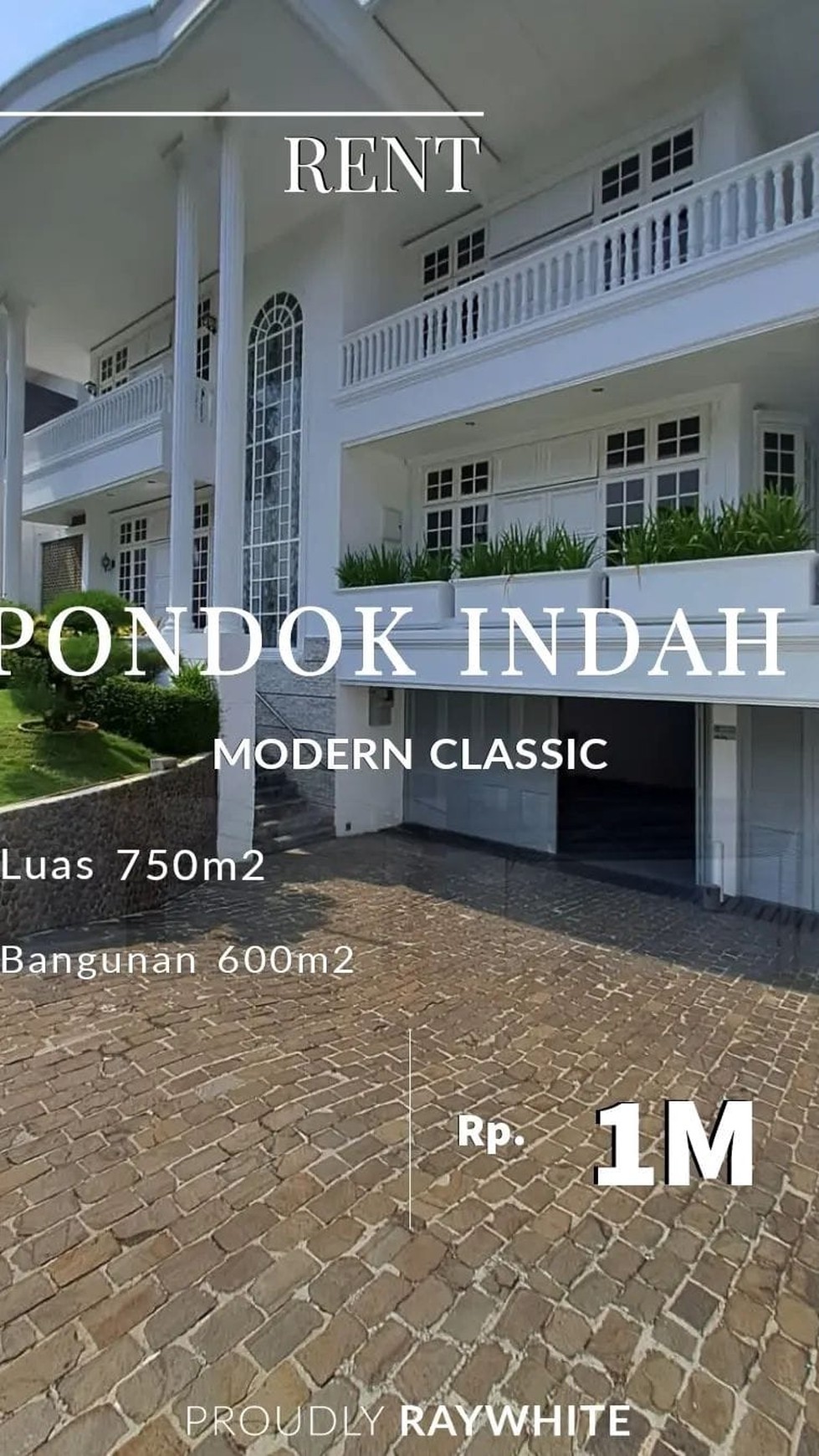 Disewakan Rumah Siap Huni Lokasi Elit Area Pondok Indah