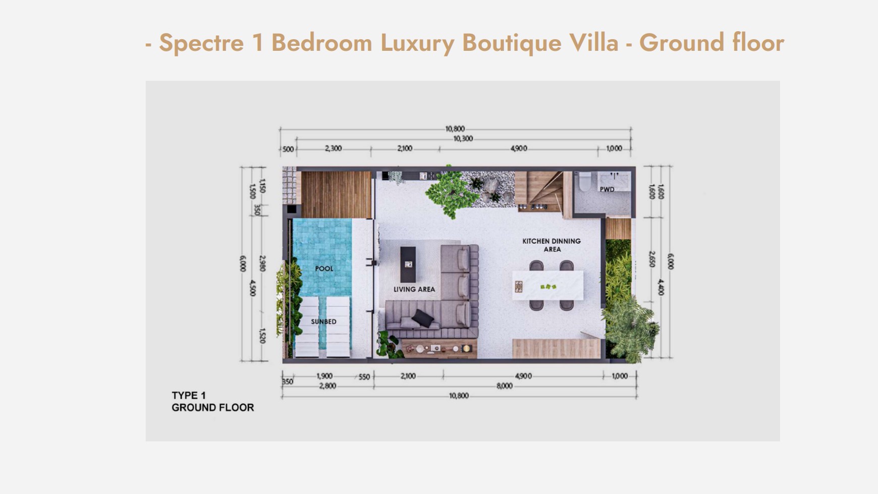 Premium 1 Bedroom Villa In Babakan Canggu Bali