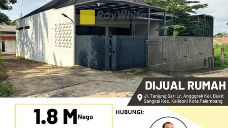 Dijual Cepat Rumah di Kalidoni Palembang