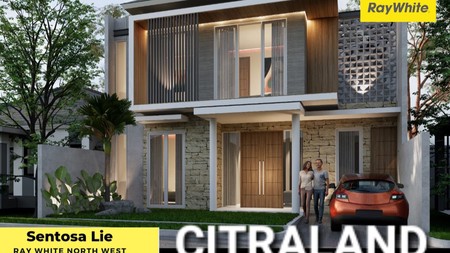 Dijual Rumah Baru Citraland Surabaya TerDEPAN Dekat  GWALK - New Modern Minimalis 2 Lantai