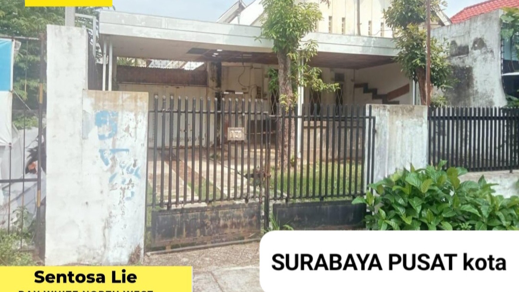 Dijual 450 m2 Rumah Surabaya Pusat kota di Jl.Tumapel - area Raya Darmo - Hitung Rp.25 jt/m2 - cocok buat Segala Usaha ,kantor, Cafe, bank dll