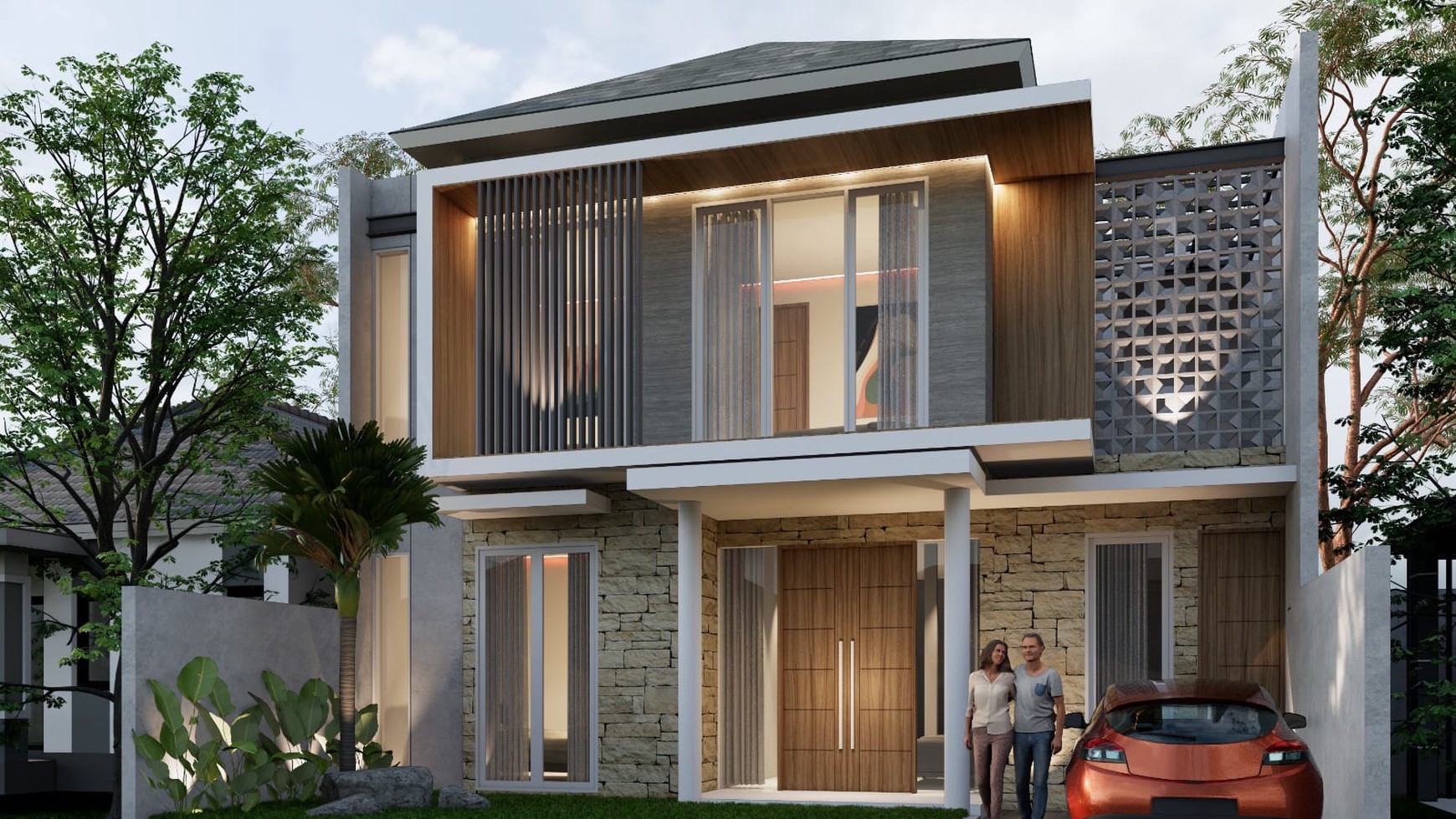 dijual rumah baru modern minimalis 4 kamar tidur