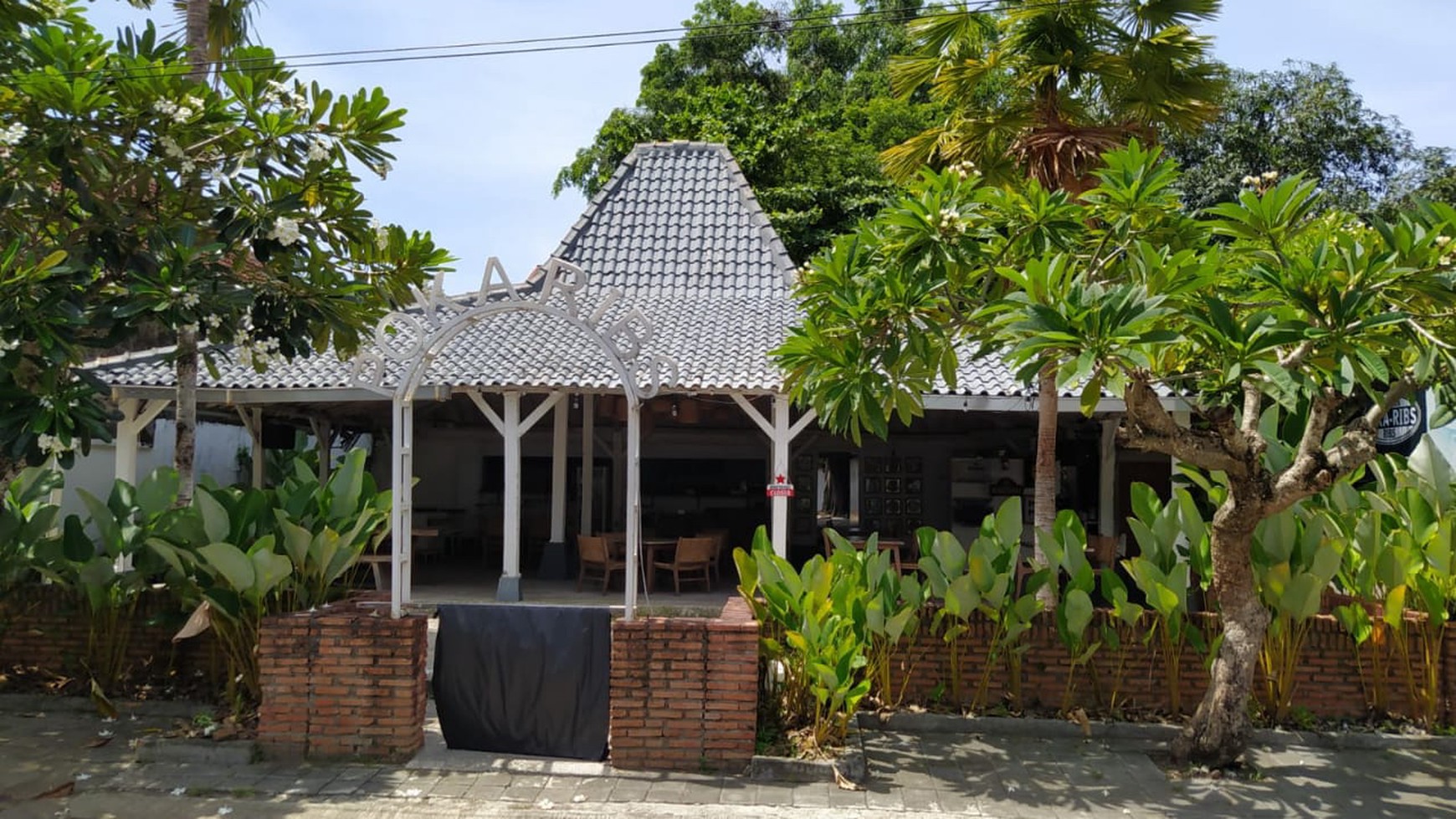 Bangunan Resto di Area Kawasan Wisata Prawirotaman Yogyakarta 