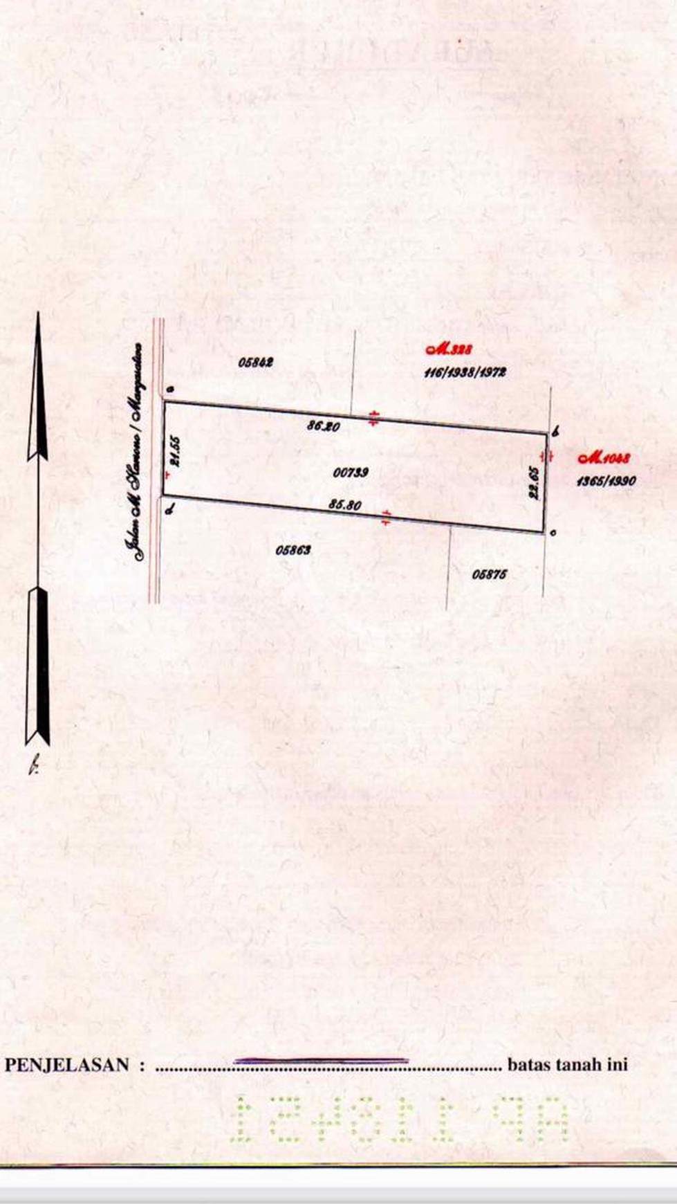  Lahan Lokasi strategis PasarMinggu, JakSel