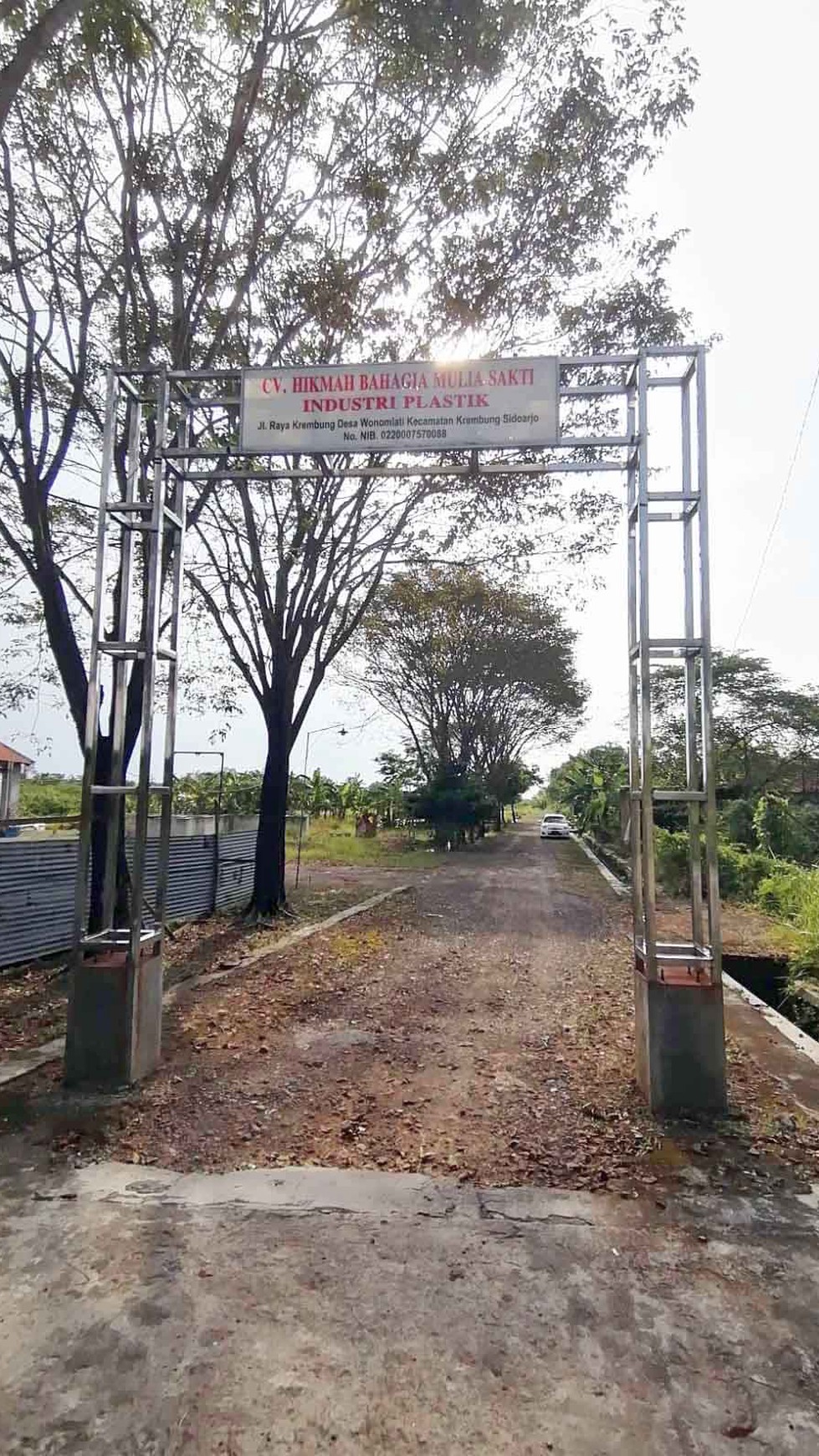 Tanah di Desa Wonomlati Kec. Krembung - Sidoarjo, Luas 40 x 125 m2 - MG -