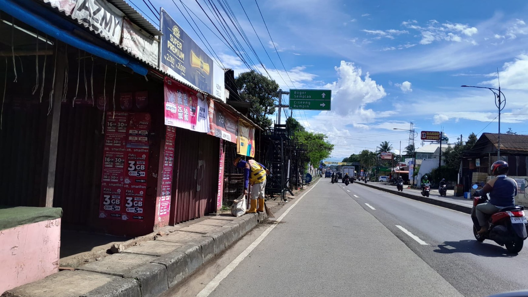 Hotsale Tanah Kavling Luas 37835m Cocok untuk Usaha, Lokasi Di Parung Bogor