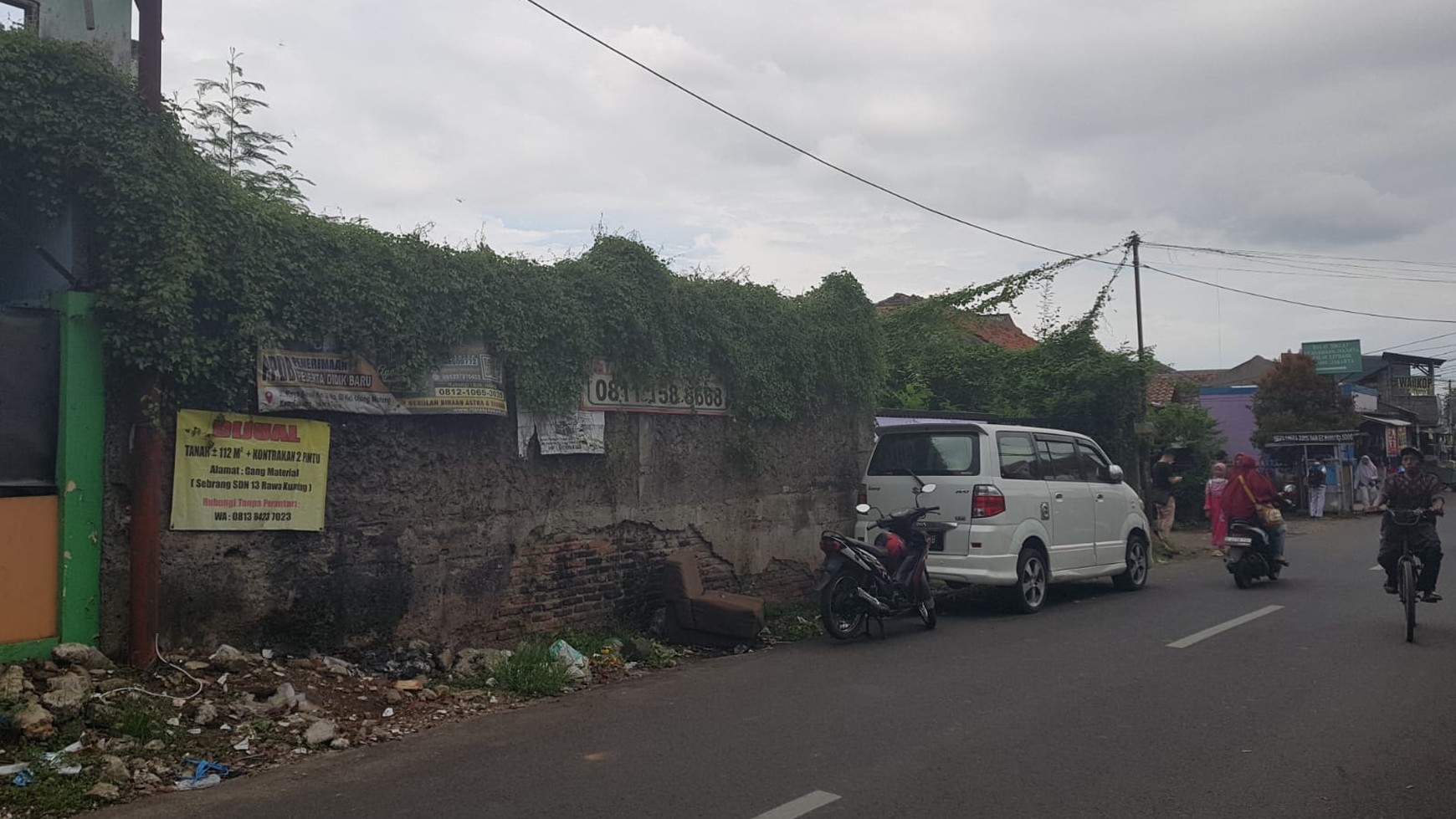 Tanah Komersil pinggir jalan raya di Pulogebang Jakarta Timur