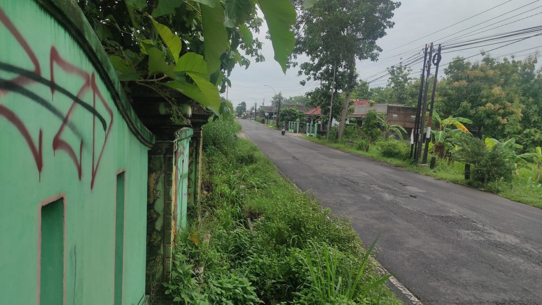 Tanah Luas 1133 Meter Persegi Lokasi Pinggir Jalan Provinsi Karangmojo Gunung Kidul 