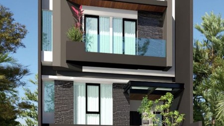 dijual rumah baru gress modern minimalis 3 lantai citraland