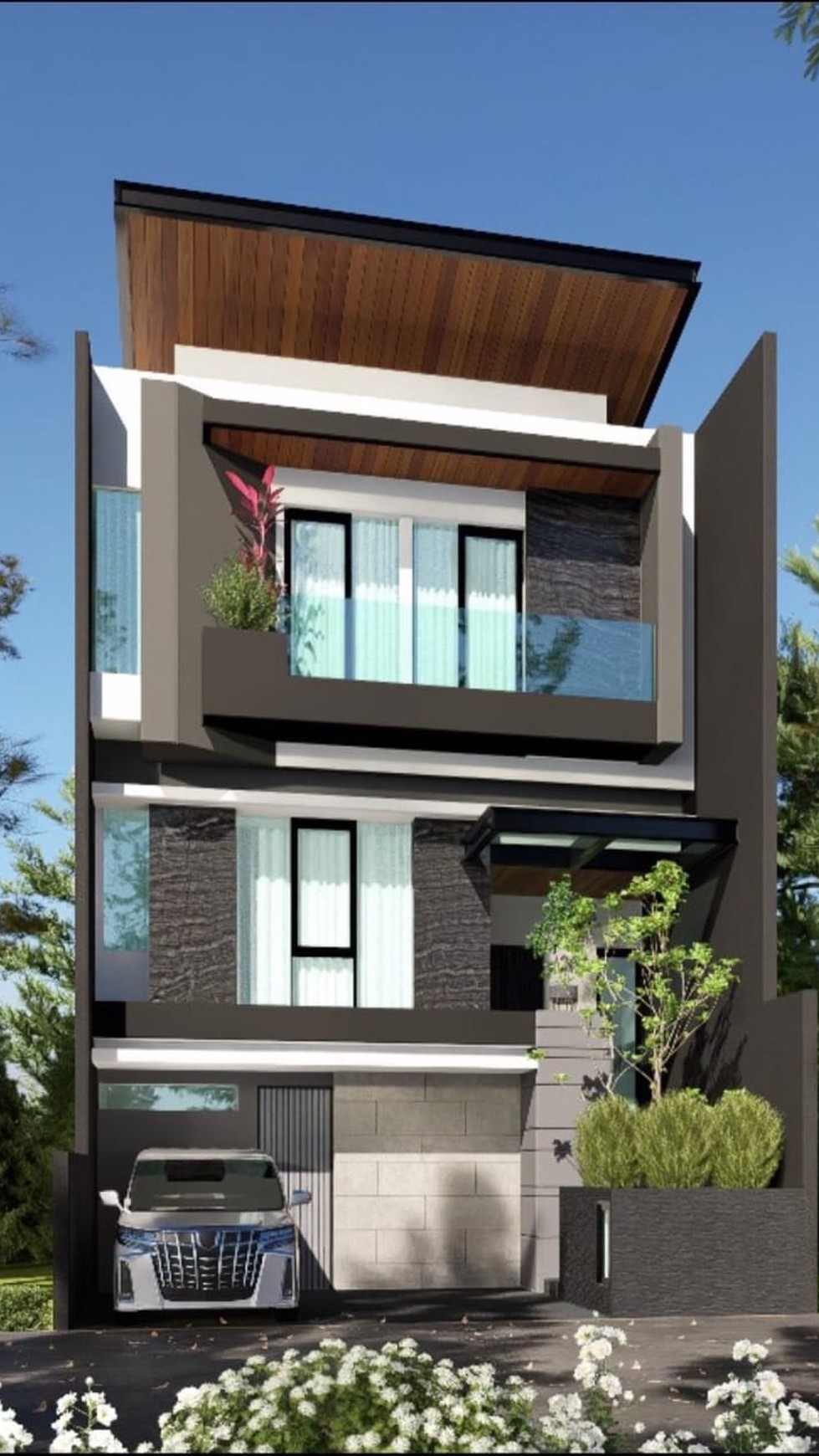 dijual rumah baru gress modern minimalis 3 lantai citraland