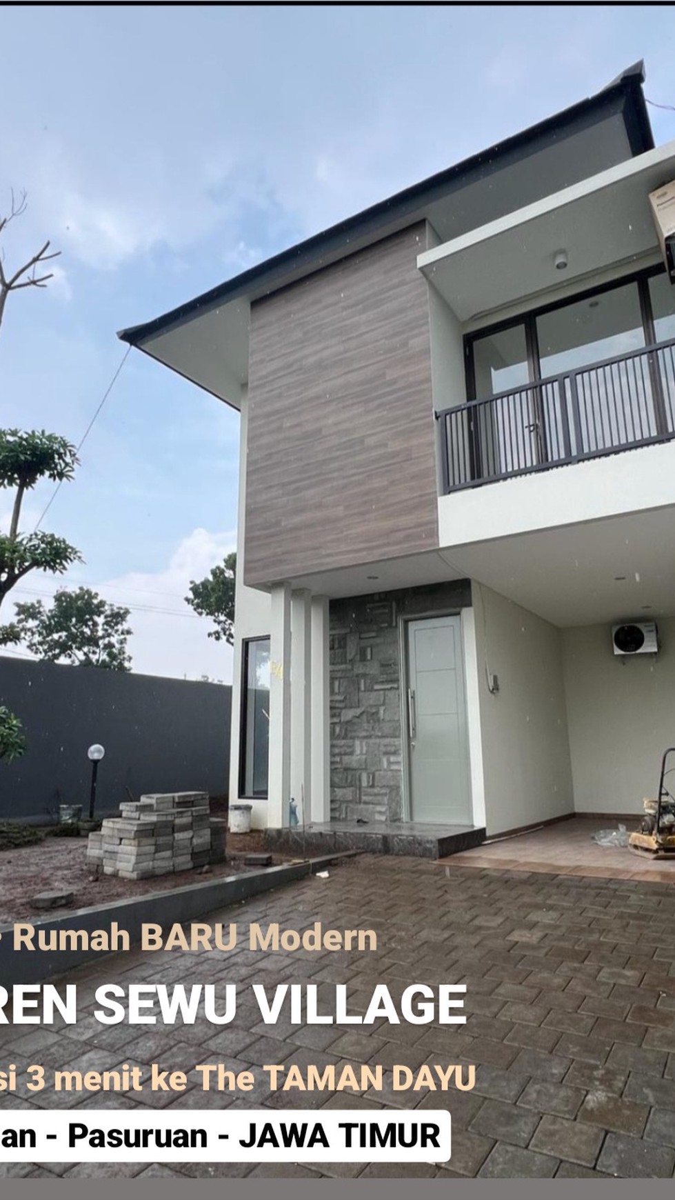 MURAH Rp. 1 Milyar-an Rumah Villa Taman Dayu Pandaan JATIM Area Cukup 3 menit ke Duren Sewu Village - Villa Baru Minimalis Modern 2 lantai Siap Huni - surat SHM - Best Quality