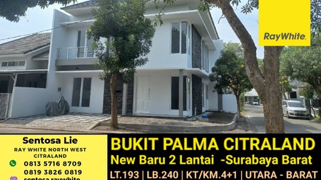 MURAH Dijual Rumah Baru Bukit Palma Citraland Surabaya Barat- New Modern Minimalis 2 Lantai 