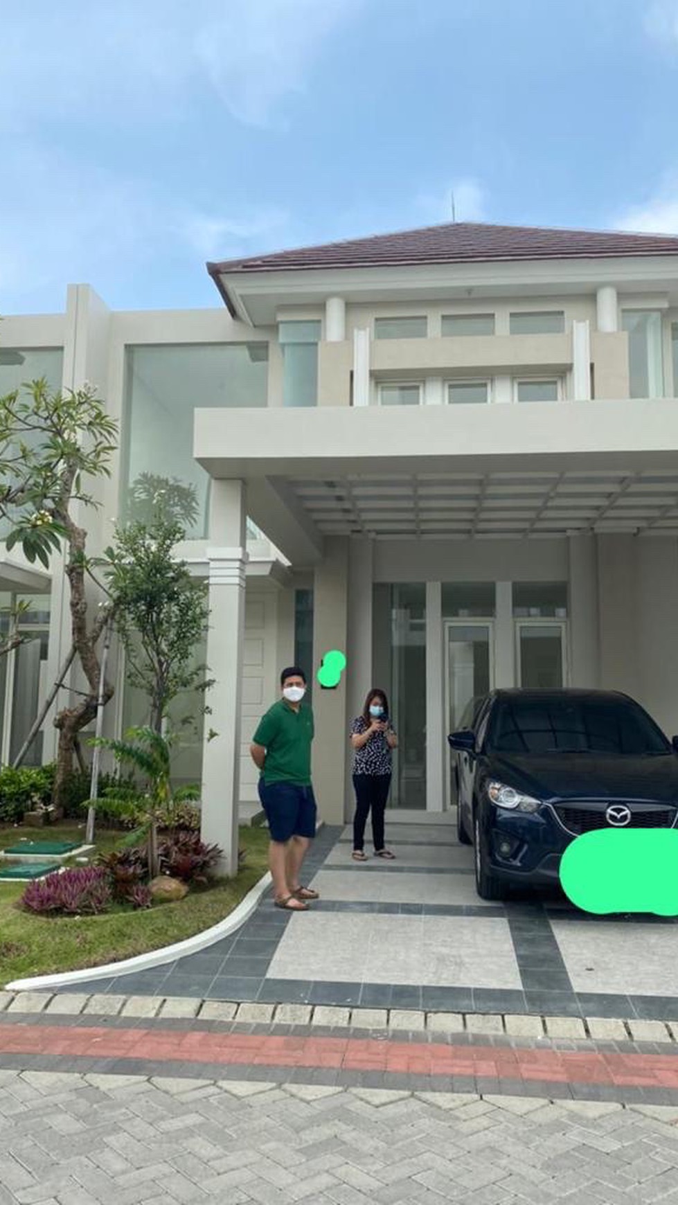 dijual rumah siap huni minimalis bangunan baru grand pakuwon