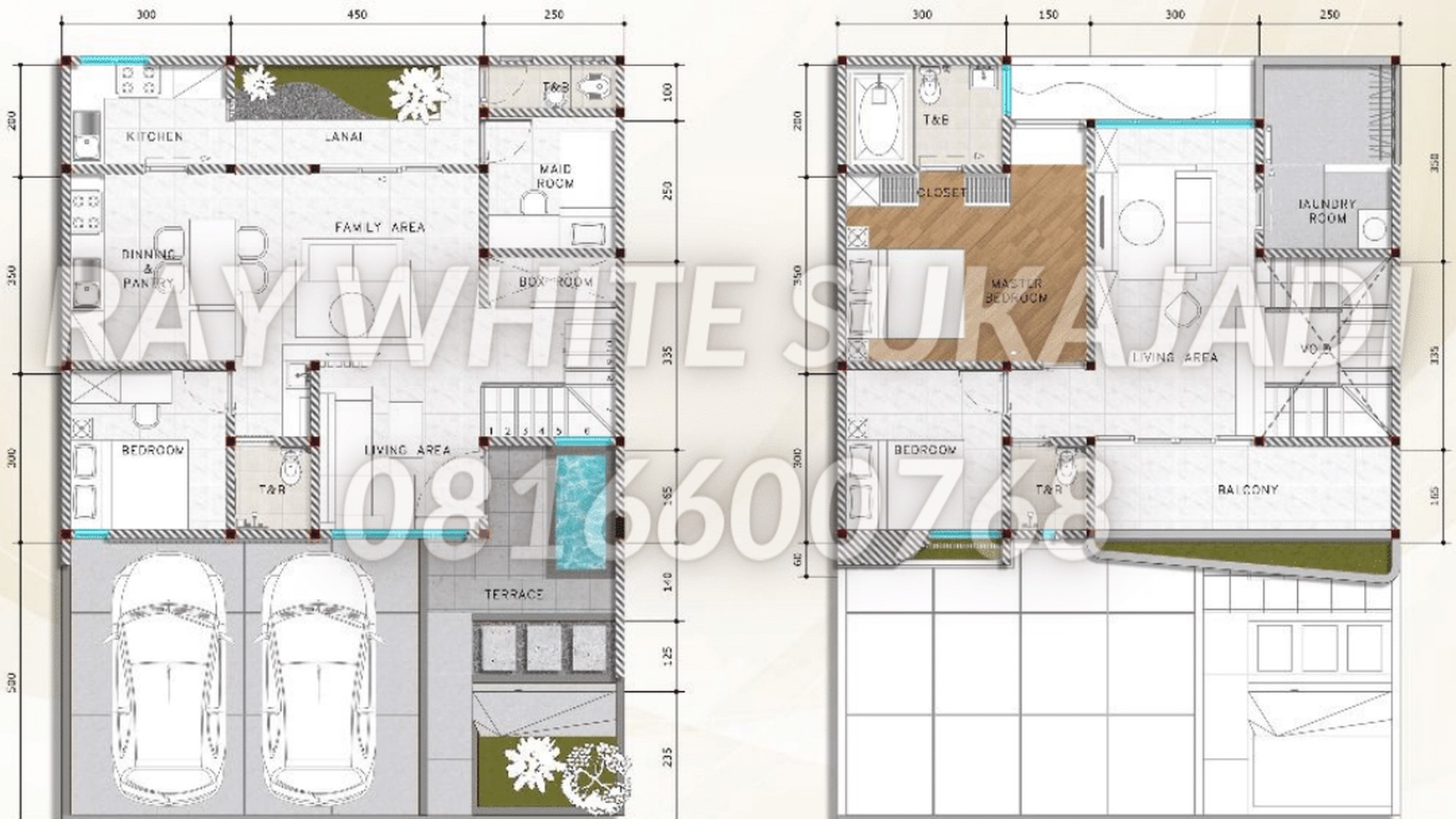 Rumah baru minimalis modern dalam cluster area Gerlong