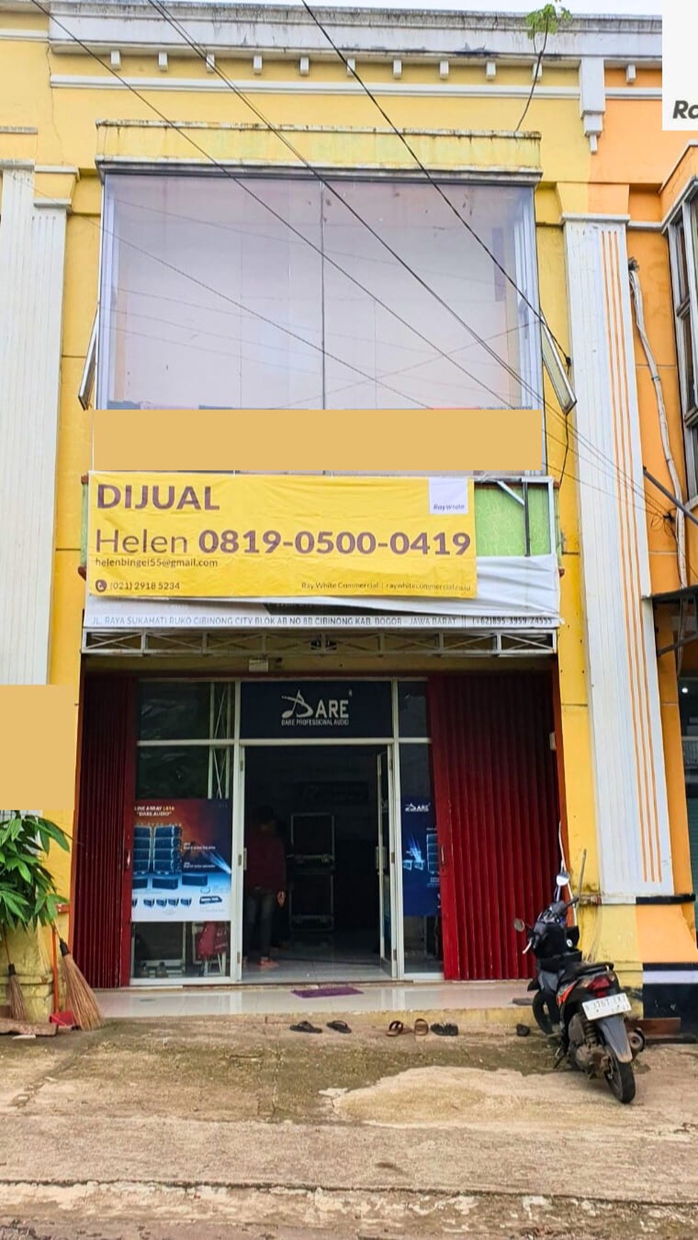 Dijual cepat Ruko 2 lantai siap pakai di Cibinong City 8, jalan raya sukahati, cibinong, Bogor