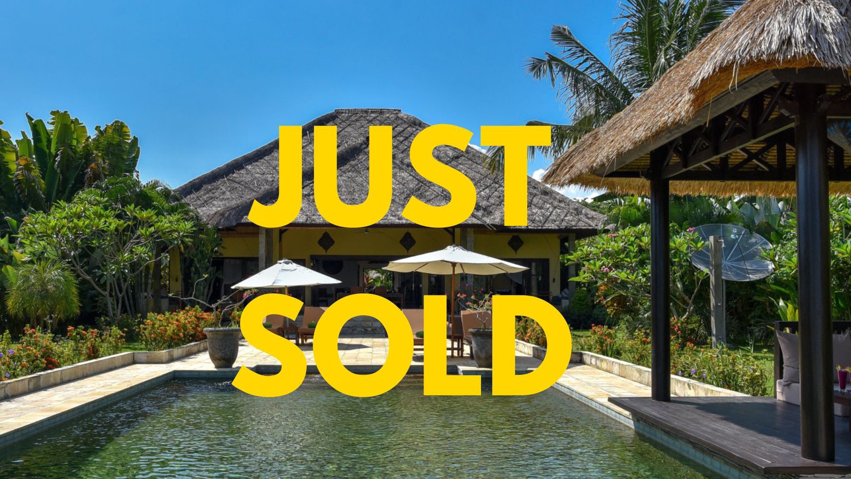 -SOLD- Absolute Beachfront Villa in Umeanyar. Motivated Seller! 