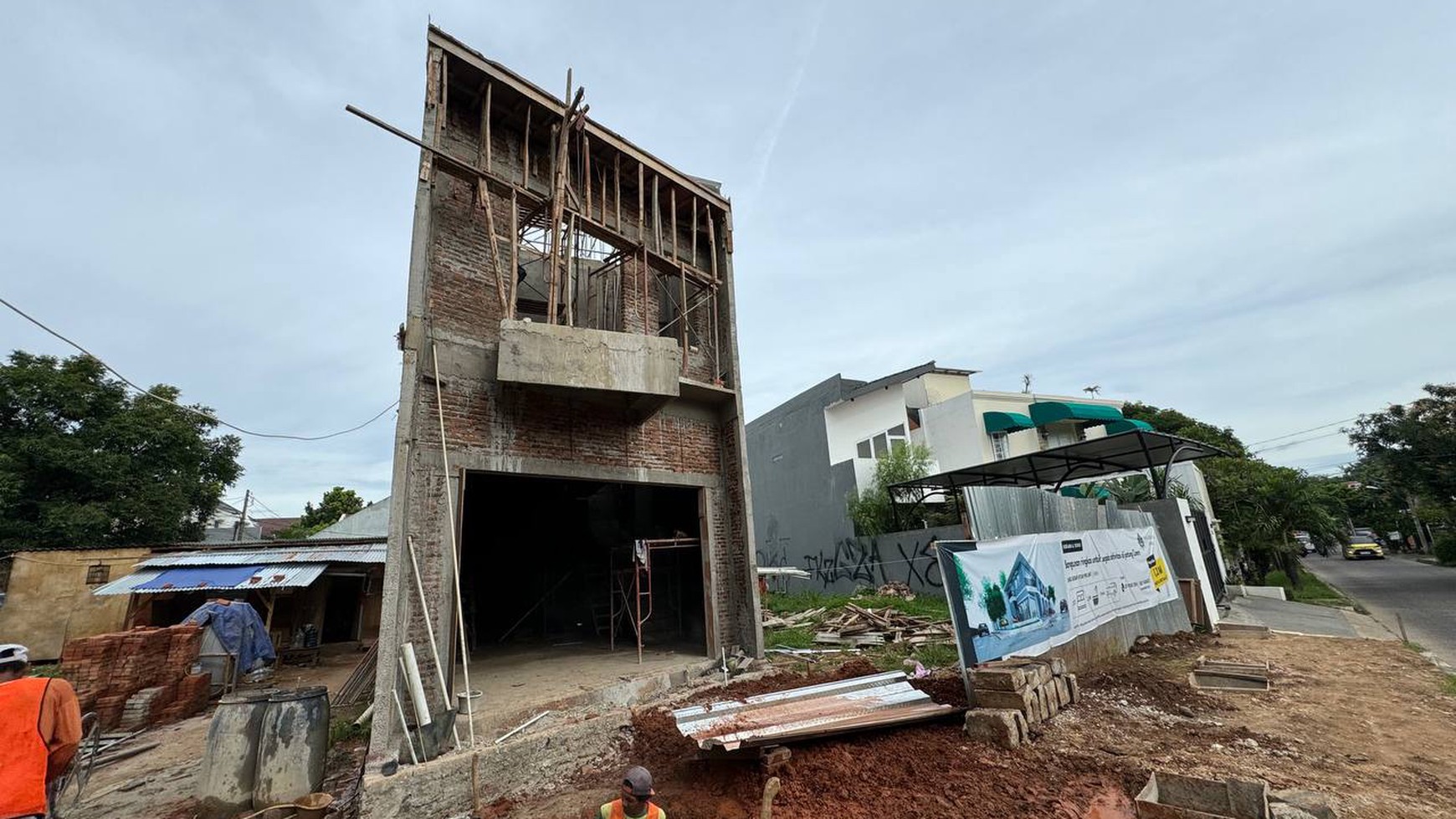 Cinere ruko rumah pinggir jalan ramai harga murah