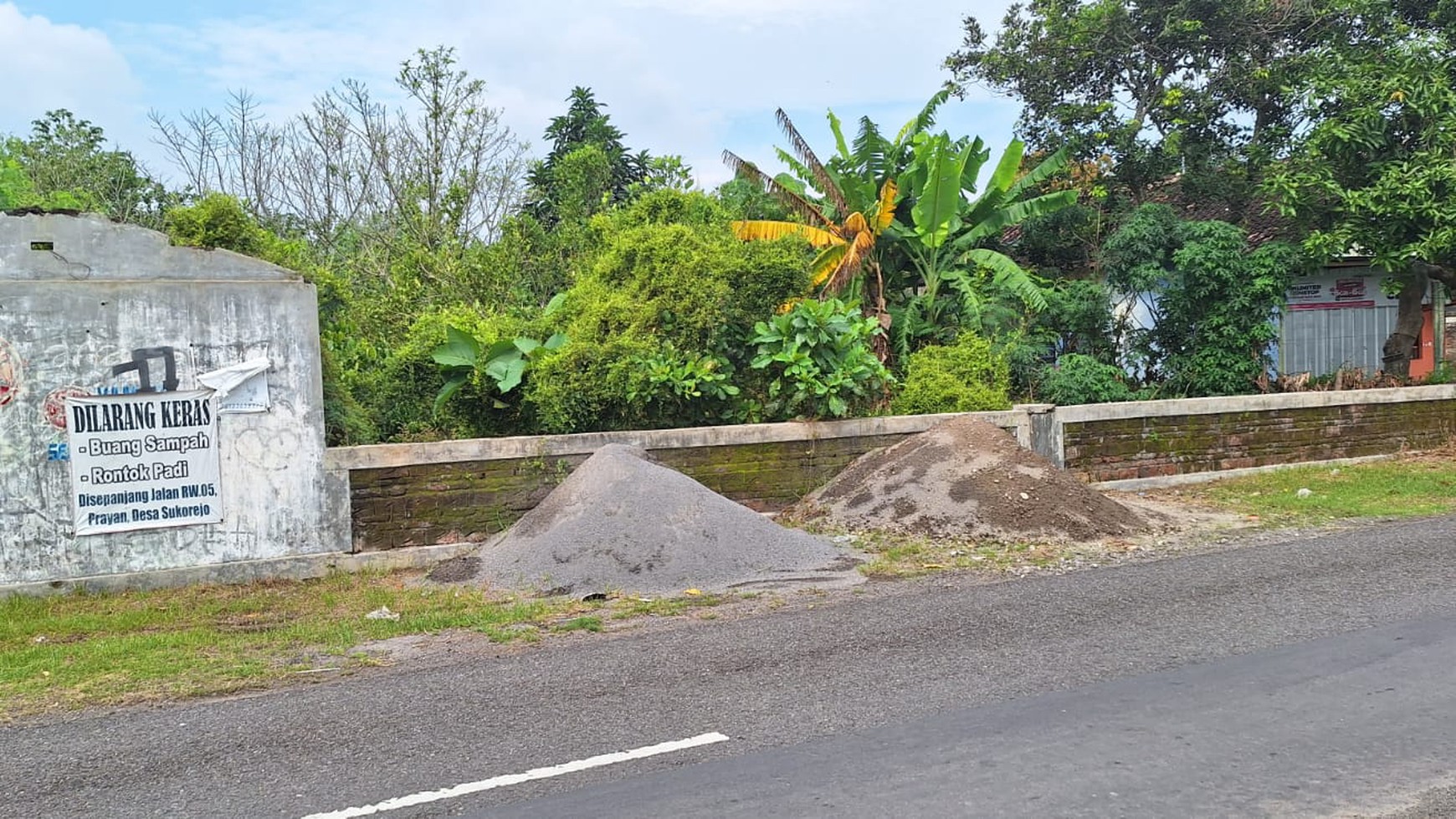 Tanah Luas 2380 Meter Persegi Lokasi Delanggu Klaten 