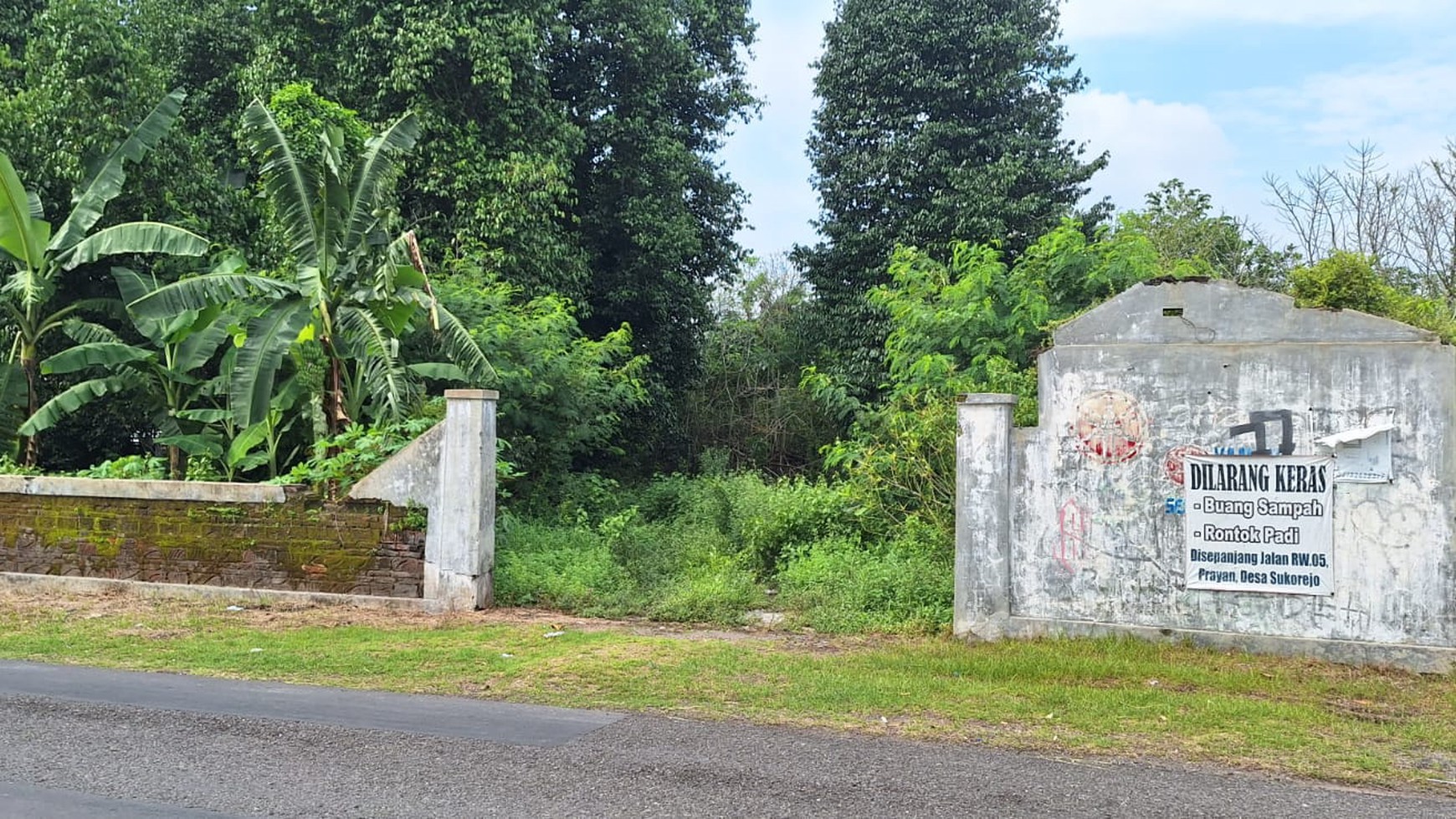 Tanah Luas 2380 Meter Persegi Lokasi Delanggu Klaten 