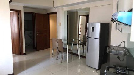 Dijual Apartemen Waterplace Residence Tipe 2 Bedroom , Tower E Lantai 15 - FULL FURNISHED - Best City View