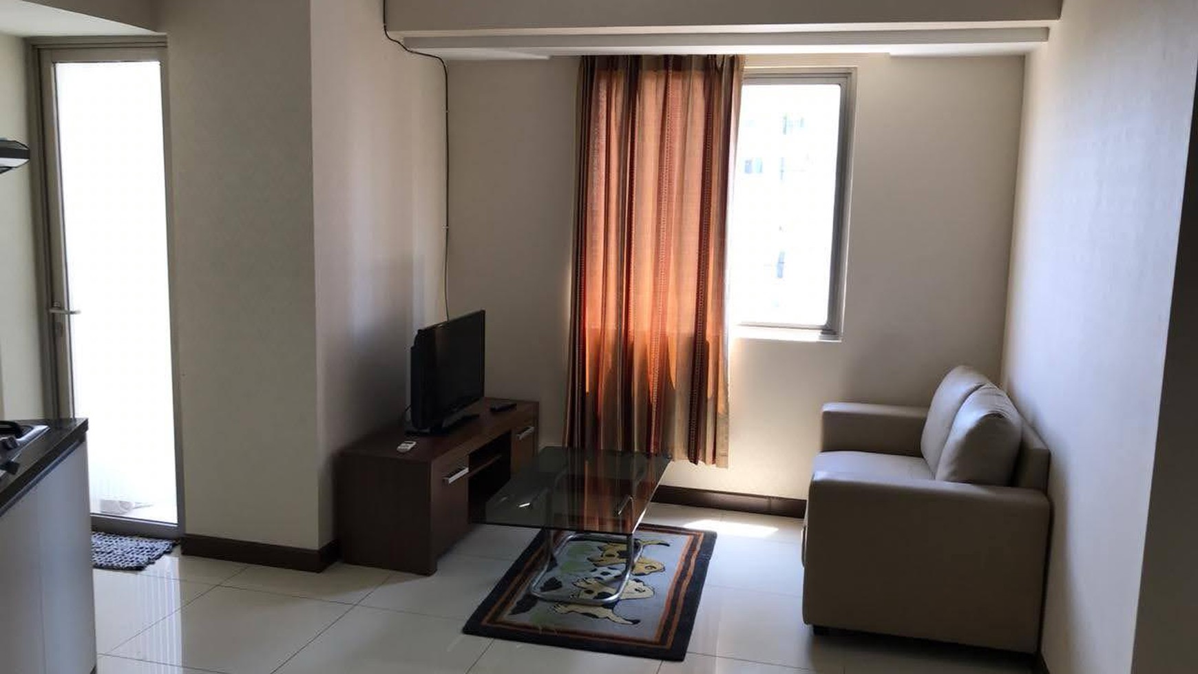 Dijual Apartemen Waterplace Residence Tipe 2 Bedroom , Tower E Lantai 15 - FULL FURNISHED - Best City View