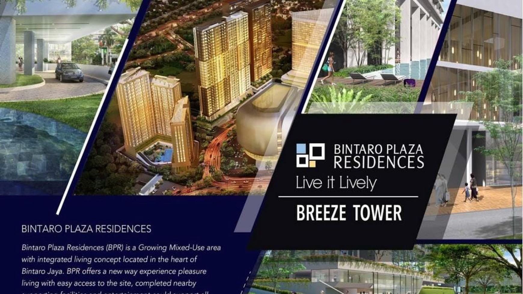 Apartemen The Breeze Bintaro full furnish, dekat dg Lotte, RS Premier Bintarp dan Taman Jajan...