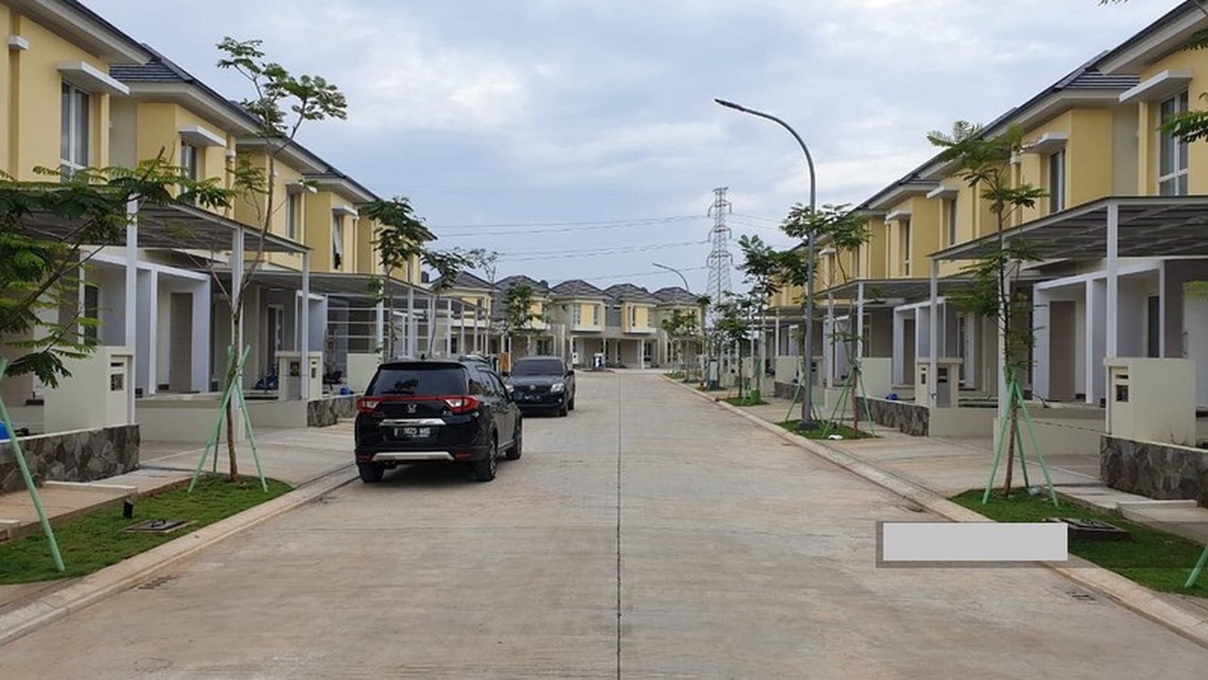 rumah cluster semi furnish kawasan kota harapan indah