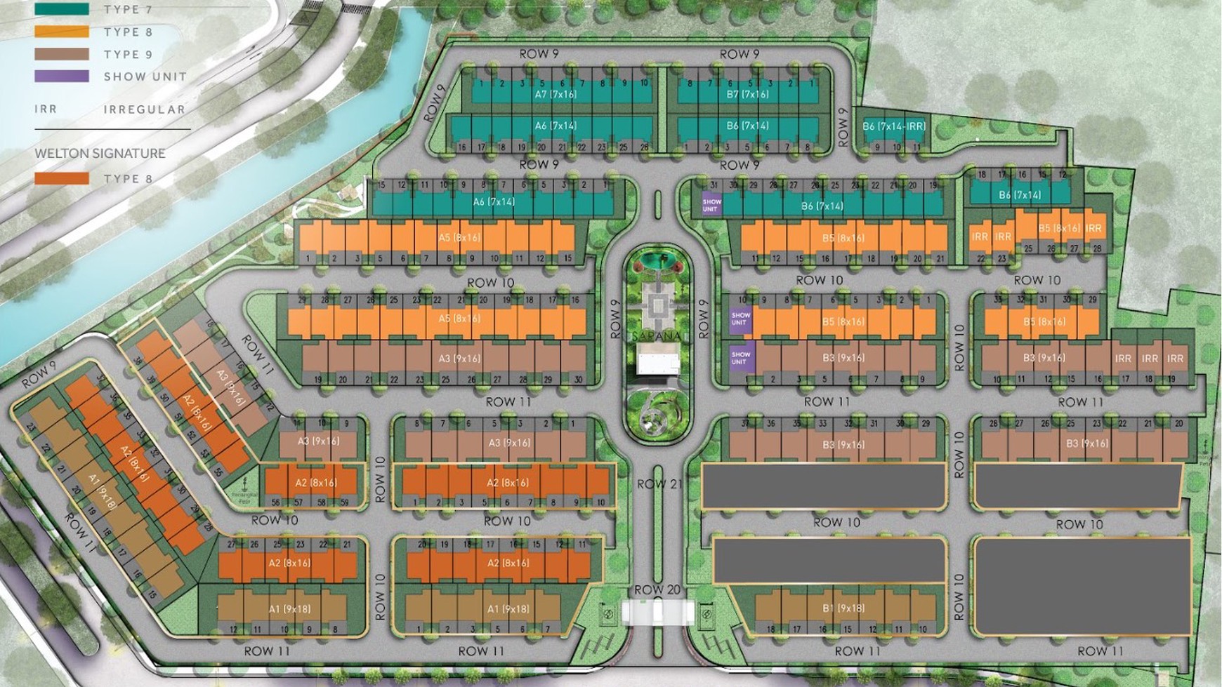 Block B2 no 22-29, Rumah Primary HIERA Cluster WELTON SIGNATURE Type 08 di BSD City