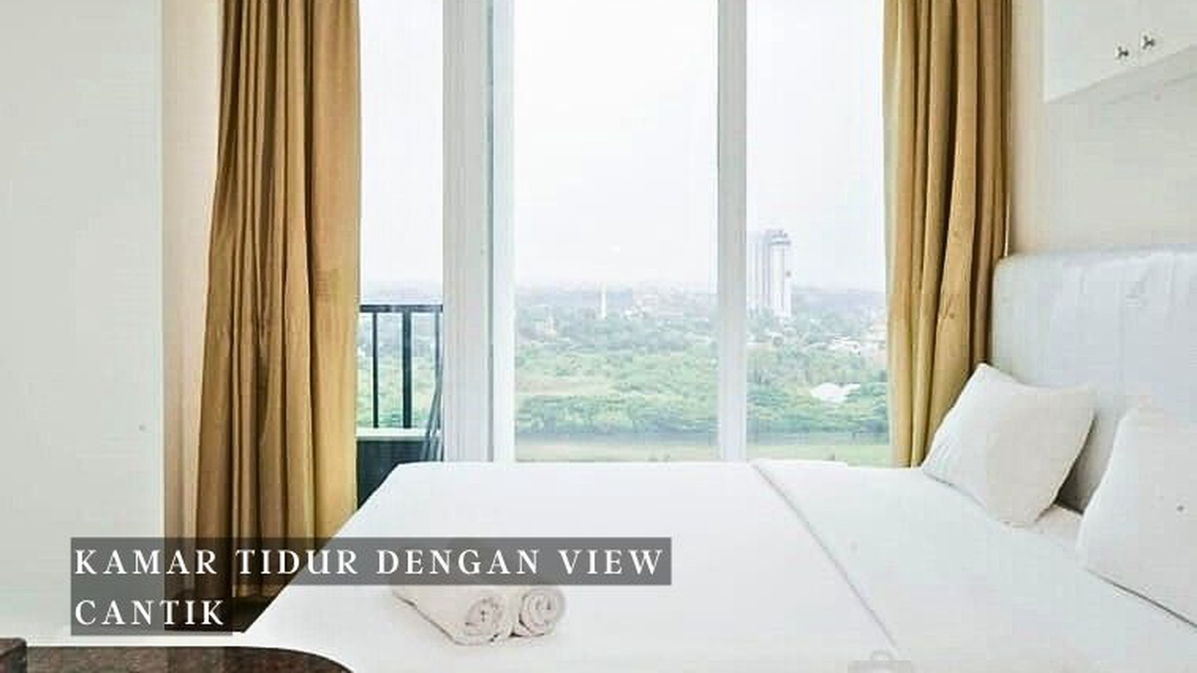 Dijual apartemen tipe studio fully furnished di Treepark BSD dengan harga terjangkau