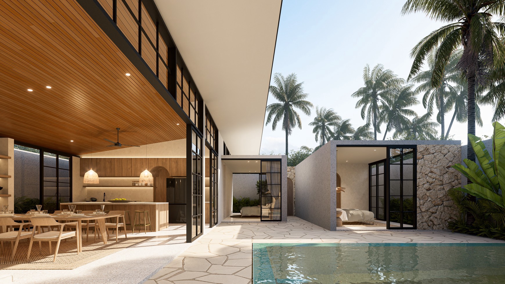 For Sale Leasehold - Brand new modern villa 5 bedrooms in Bingin - Uluwatu