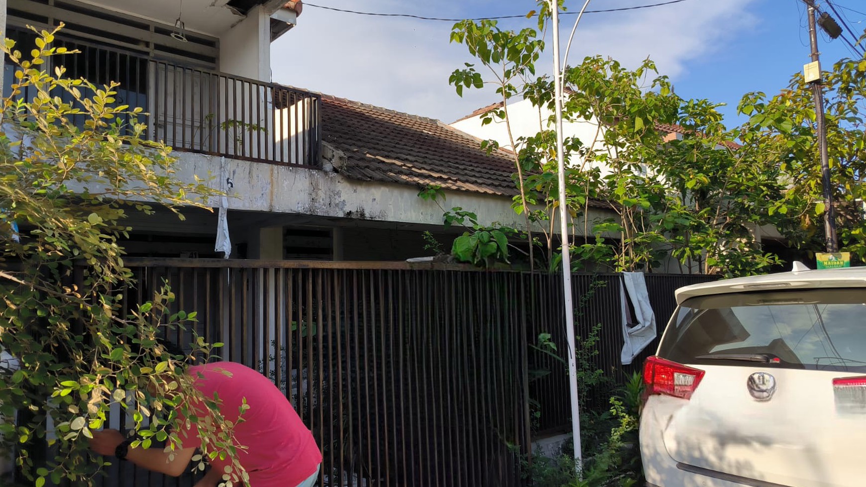 rumah jelek hitung tanah 6,5jt an per meter pondok tjandra indah