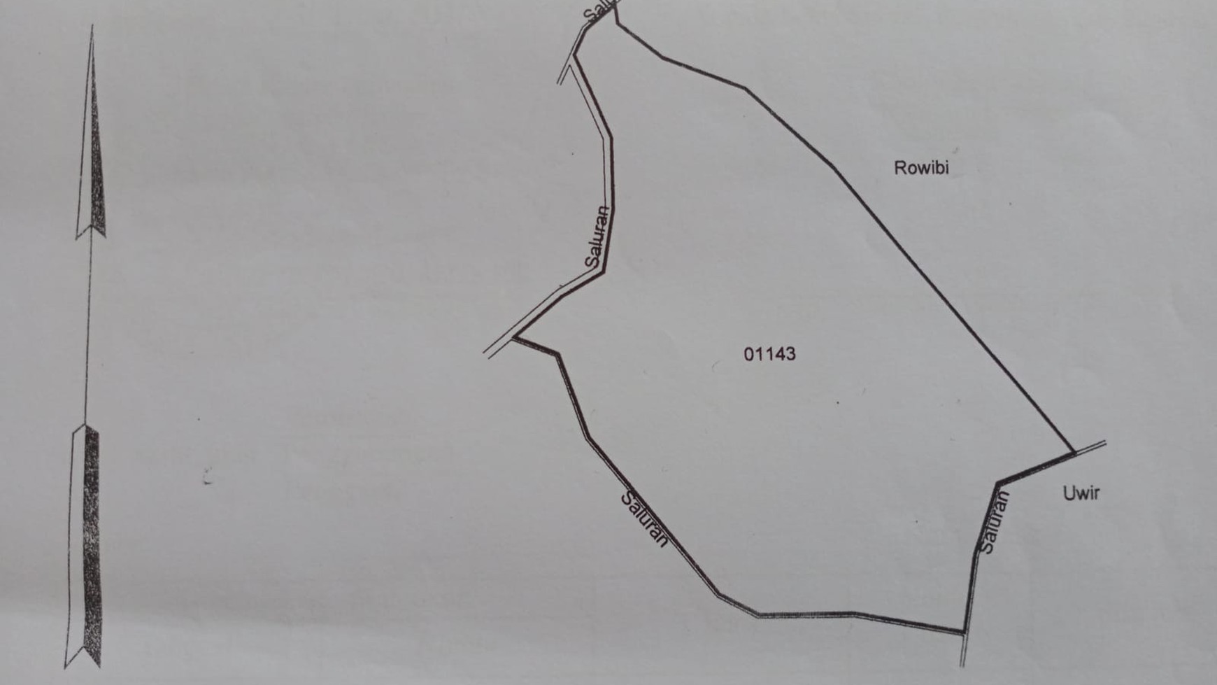 Tanah Sawah Luas 4400 Meter Persegi Lokasi Dawung Tegalrejo Magelang