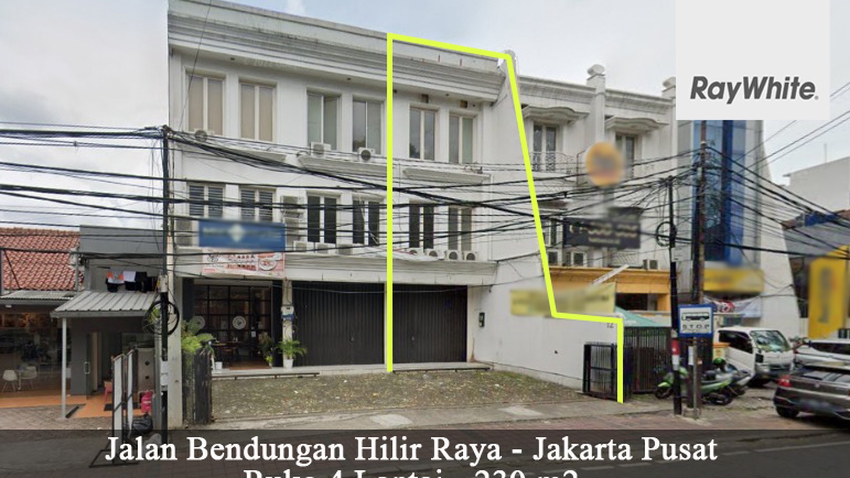 FOR LEASE Ruko 4 Lantai Bendungan Hilir Lokasi Strategis Jakarta Pusat