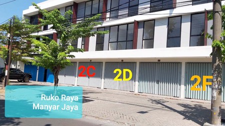 Ruko di Manyar Jaya Surabaya Timur, Baru Gress, 3 Lantai, Siap Huni, ada 3 unit Ready !!!!