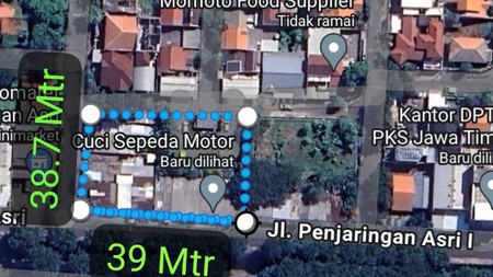 1690. Jual Tanah NOL jalan raya Penjaringan Asri