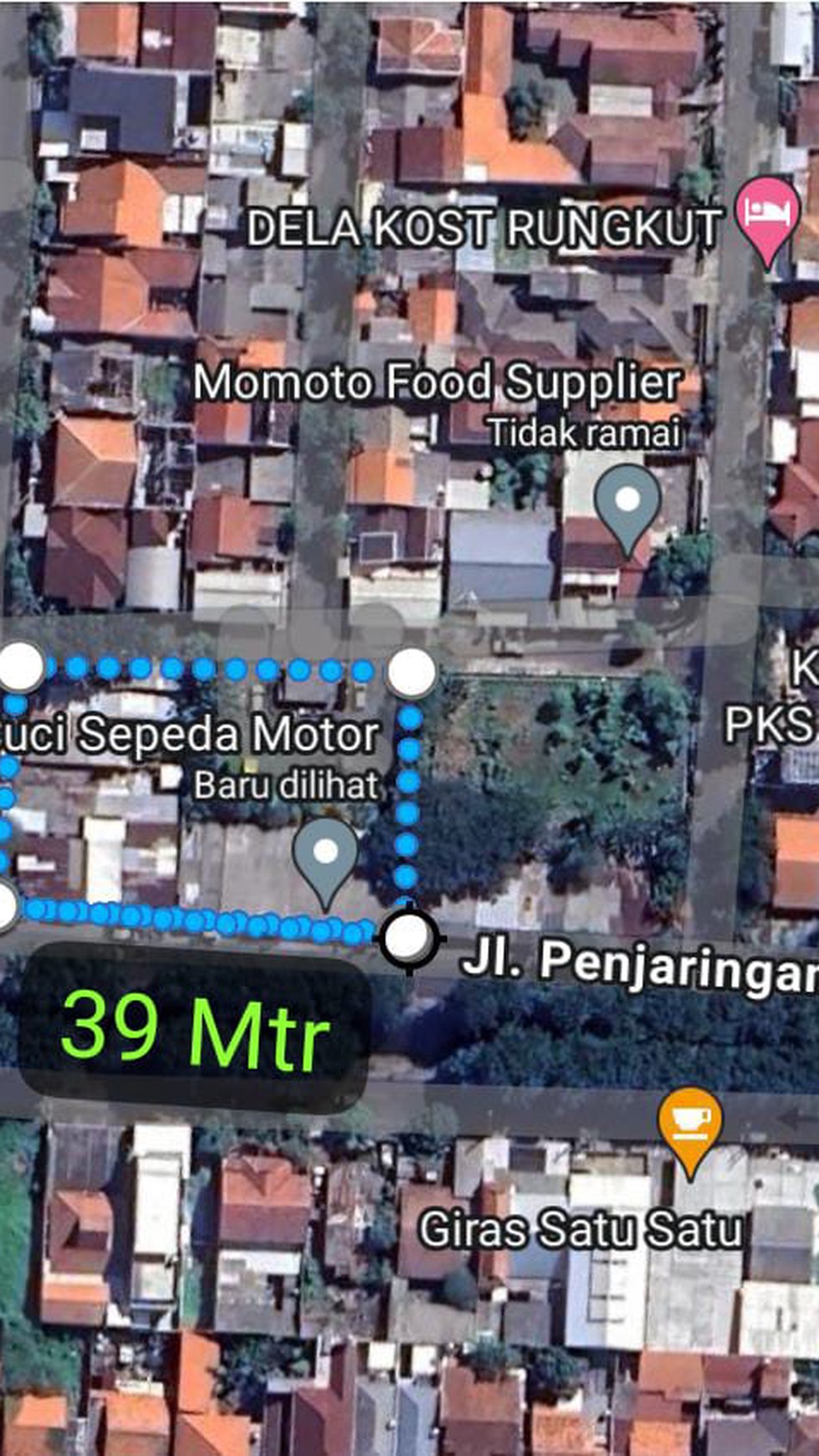 1690. Jual Tanah NOL jalan raya Penjaringan Asri