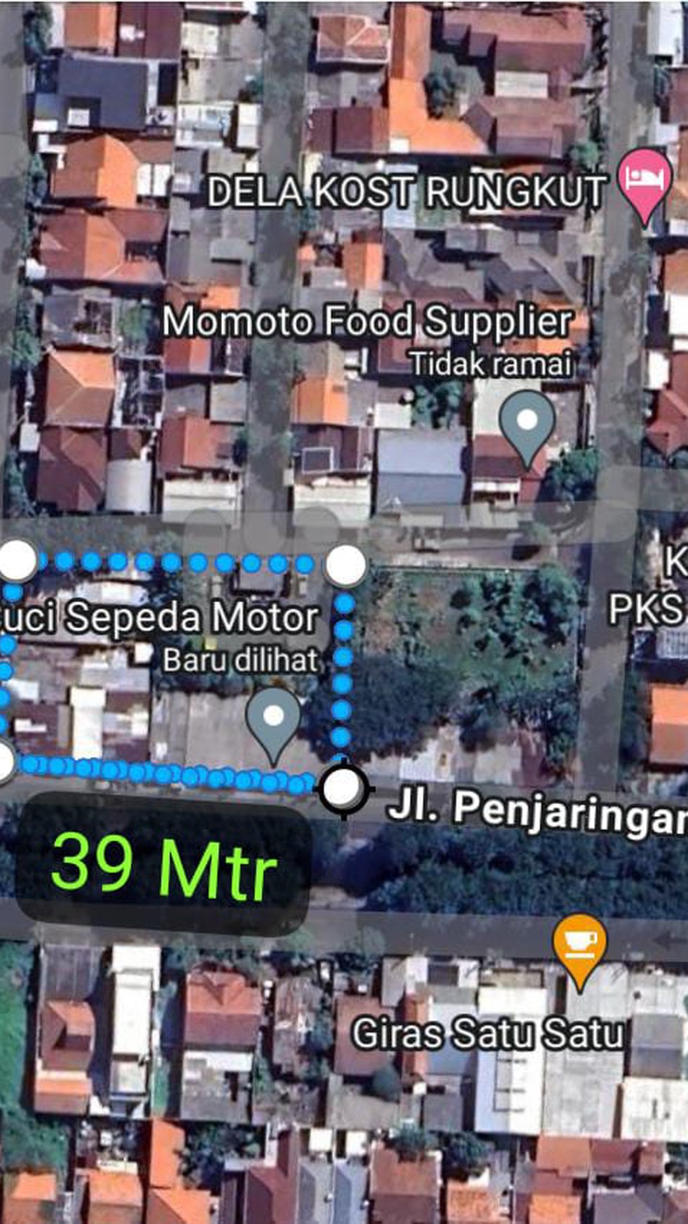 1690. Jual Tanah NOL jalan raya Penjaringan Asri
