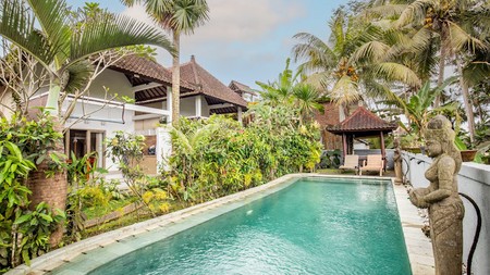 5 Bedroom Bungalow Complex for Leasehold with Rice field Views in Ubud
