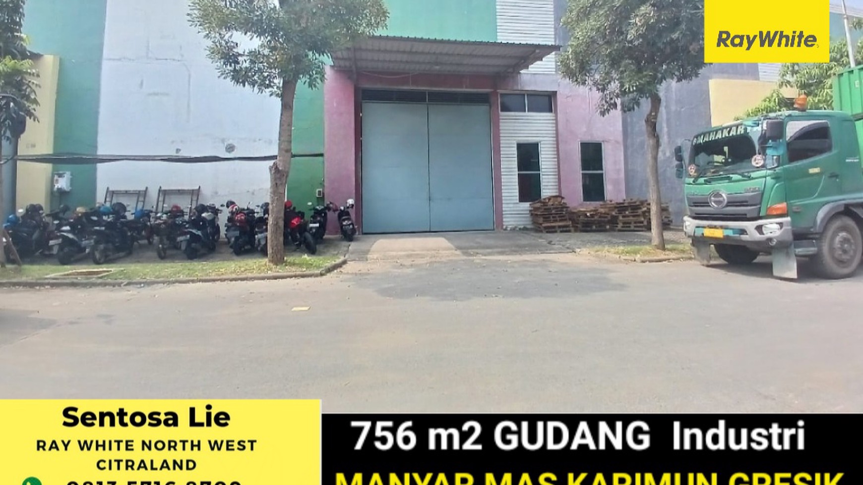 Dijual.756 m2 Gudang Manyar Mas Karimun Gresik - area Industri Fasilitas Jembatan Timbang dekat Pelabuhan JIIPE Gresik